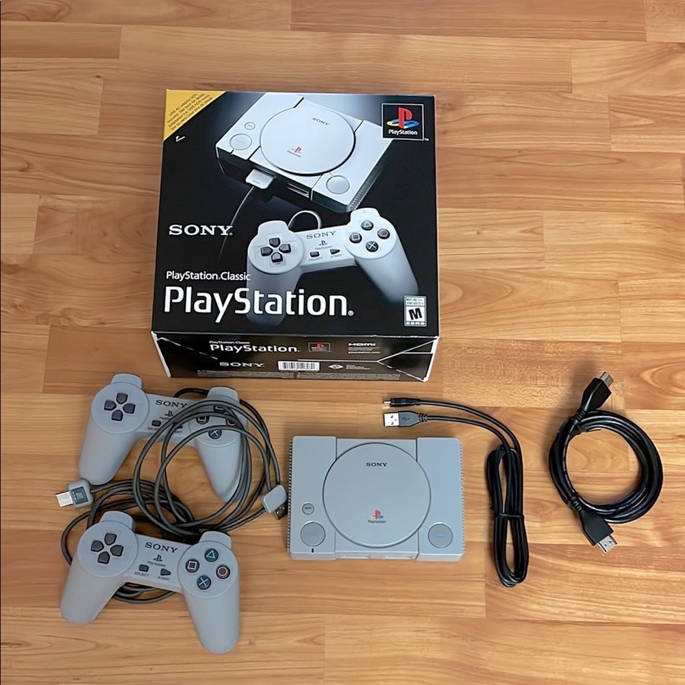 New Sony PlayStation Classic PS1 Miniature Console 20 Games